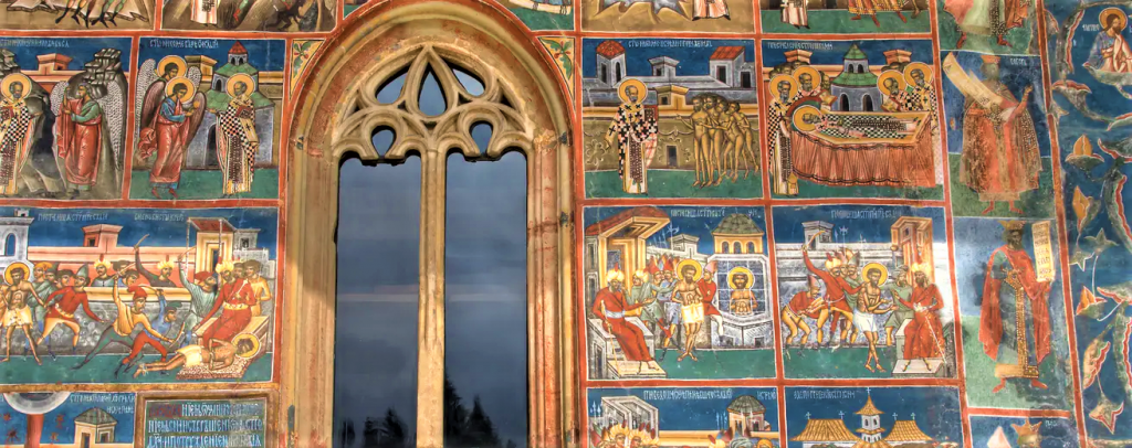 Le chiese dipinte nei monasteri fortificati